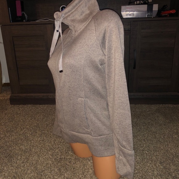 Danskin zip front sweater, Sz M - Picture 3 of 4